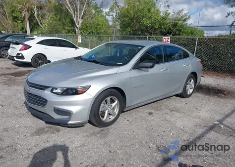 2018 Chevrolet Malibu 1Ls z USA, uszkodzony, nr VIN 1G1ZB5ST5JF267633